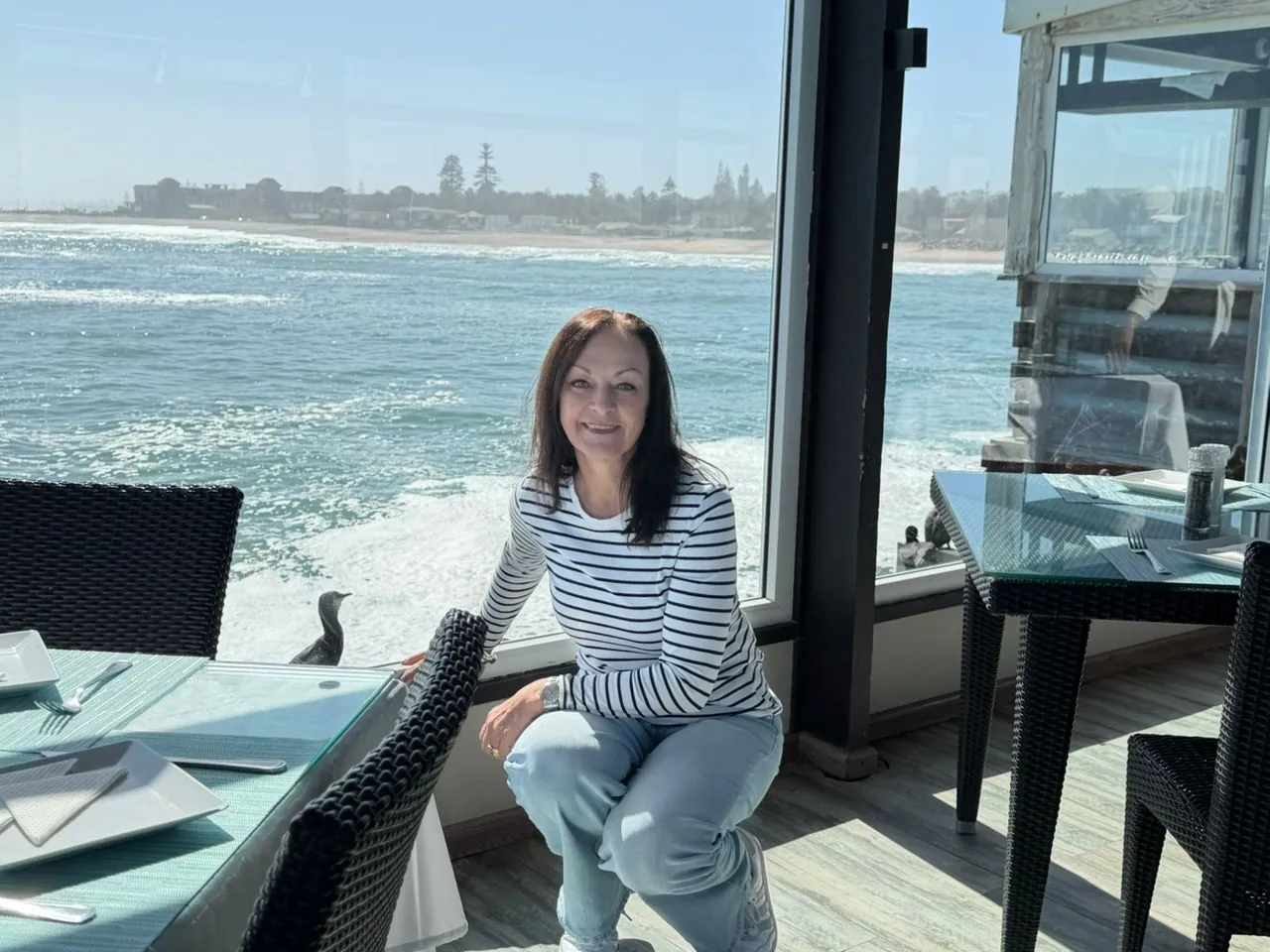 Our operations manager at the Swakopmund jetty, Namibia